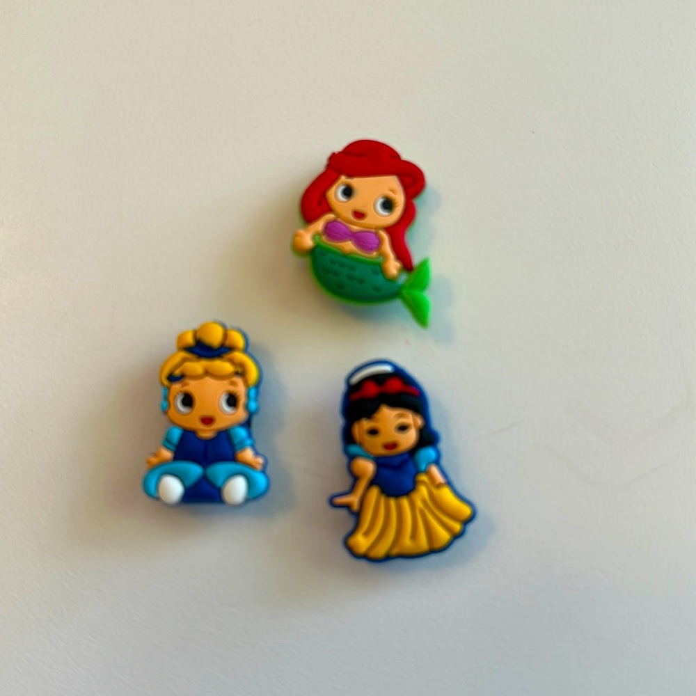 Disney princess croc charms